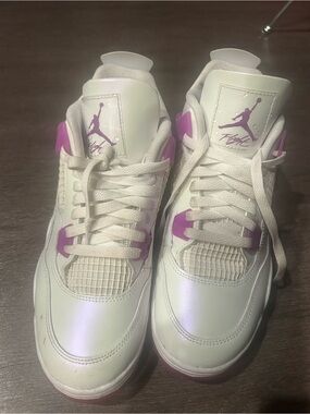 Air Jordan 4 Retro White & Purple